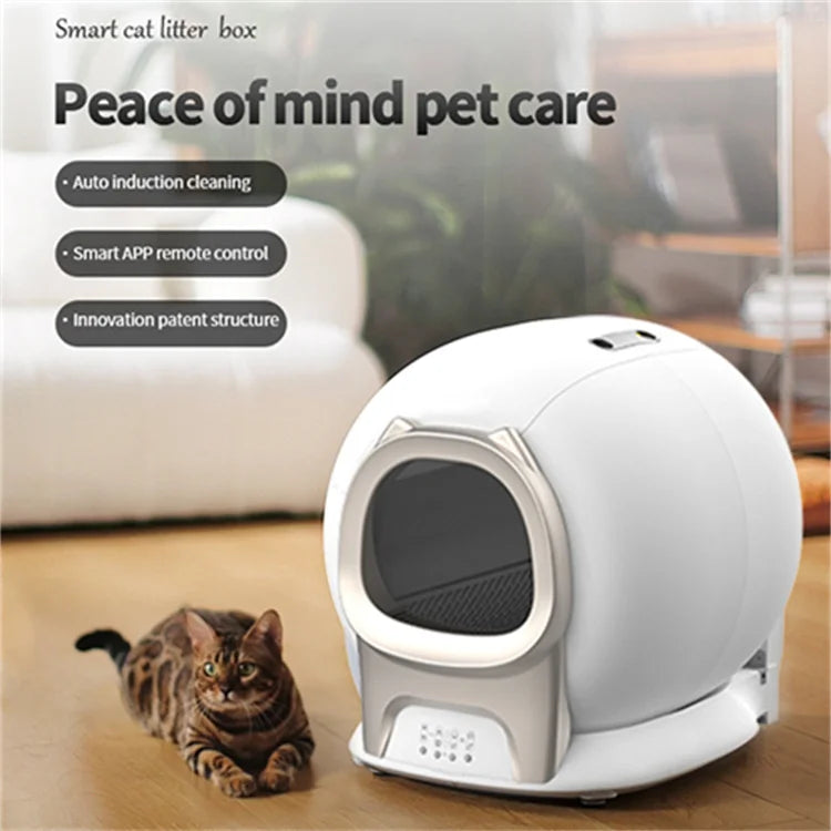 Automatic Self-Cleaning Cat Litter Box – Smart & Hassle-Free