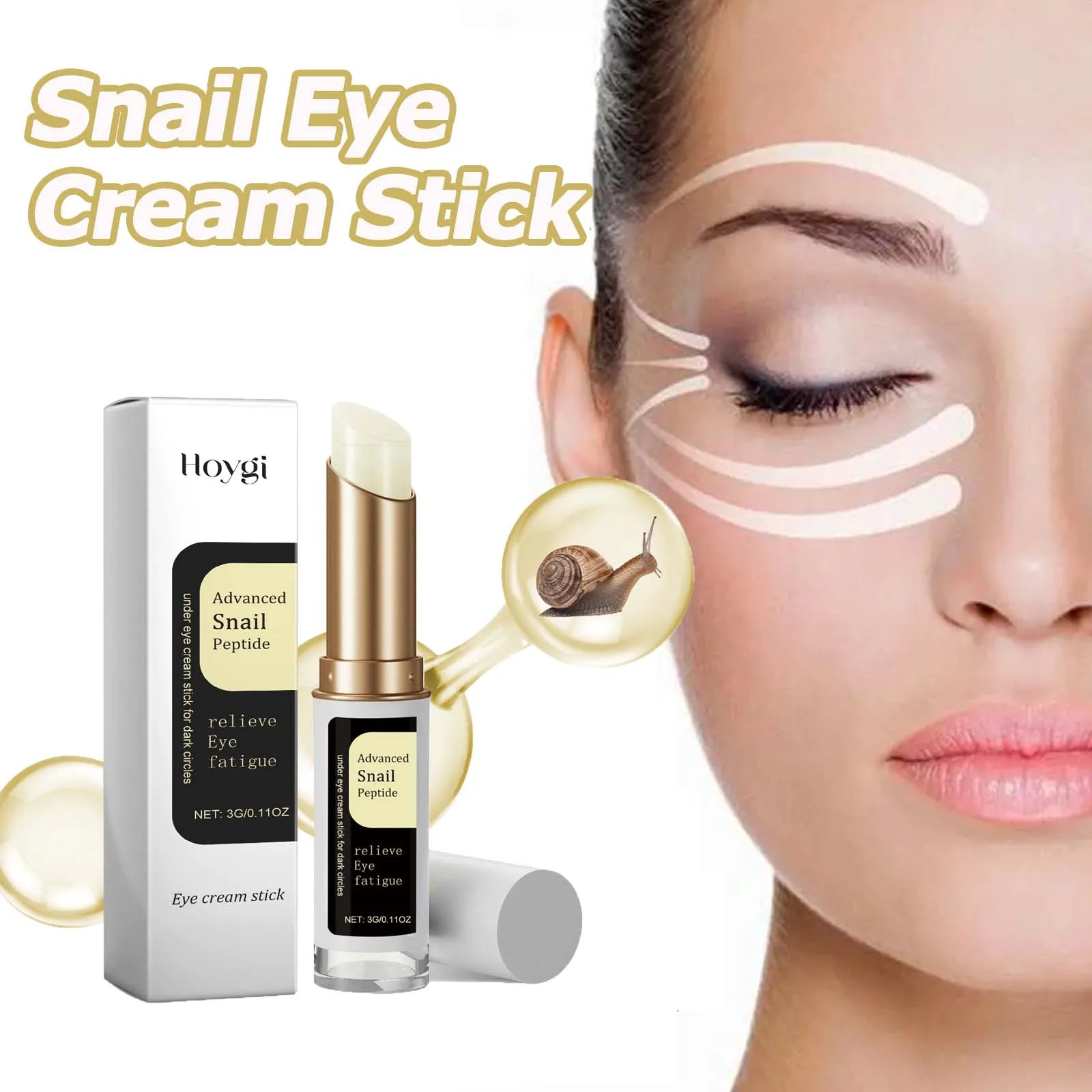 Snail Collagen Eye Cream Stick – Anti-Wrinkle & Dark Circle Repair
